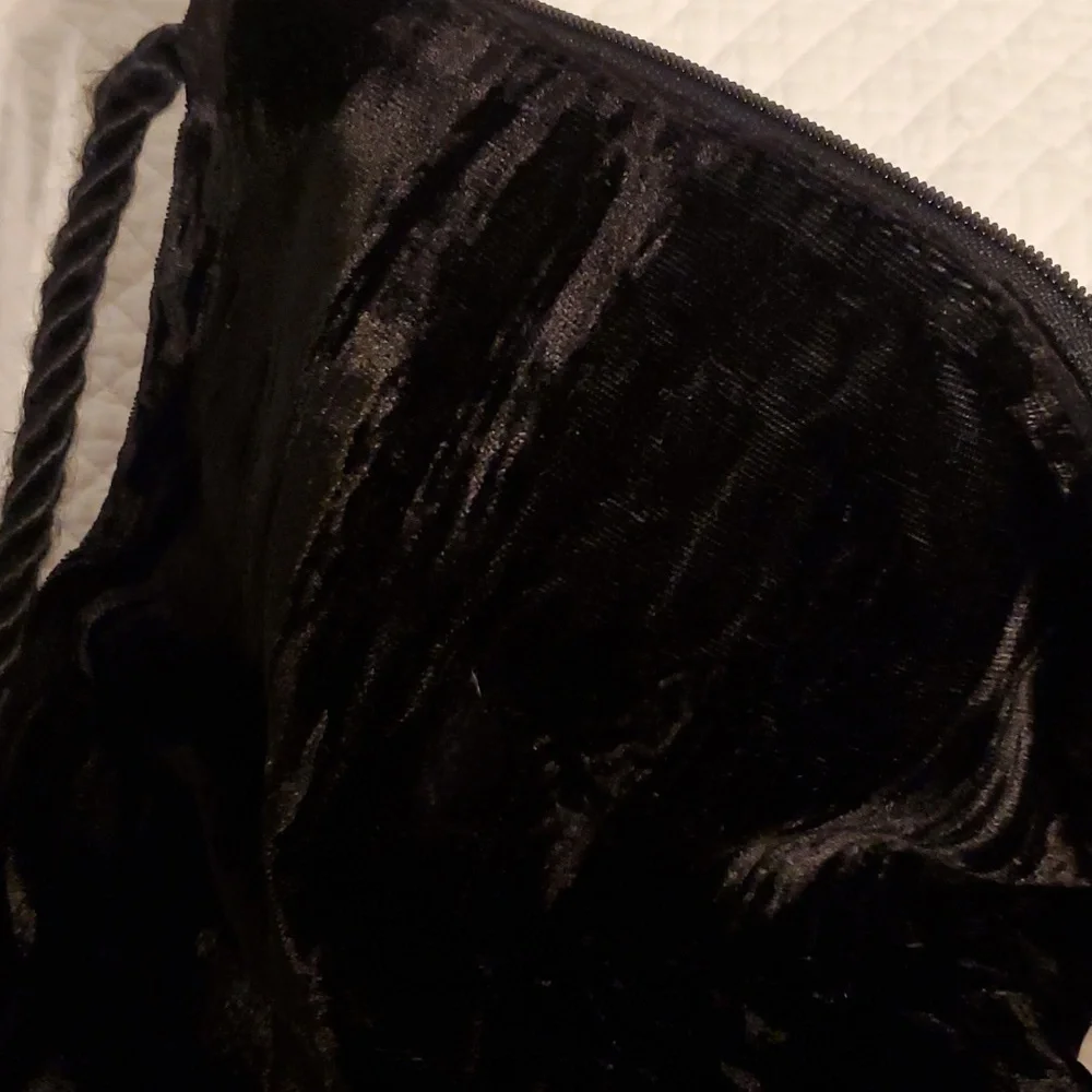 Vtg L.J.S Collection Velvet Bag - Picture 7 of 13